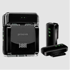 Proove Live Bezvadu Mikrofons Ar Wireless Savienojumu Melns